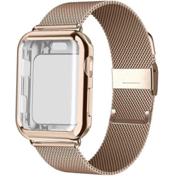 Case and Milanese Loop Strap for Apple Watch